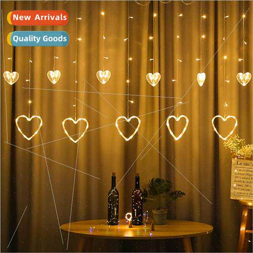 New LED lights string love curtain lights confession proposa