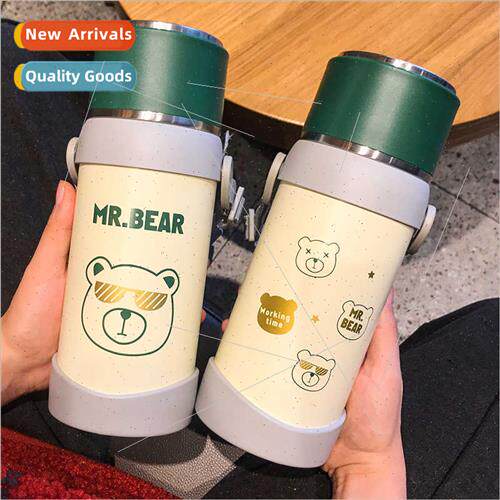 Insulation cup female outdoor cartoon cute portable water cu