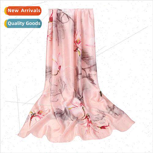 Beach vacation travel lengthening silk scarf summer sunscree