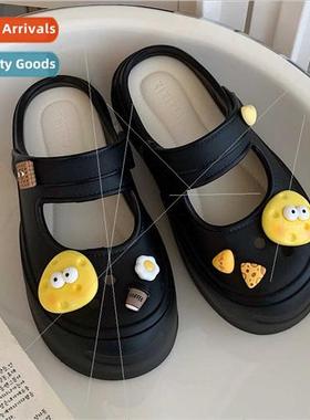 Female summer EVA outside wear thick bottom vacation beach s