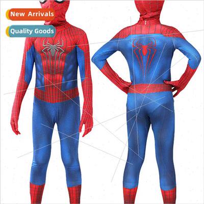 Halloween Cos Costumes Peter Parker Cosplay Kids Bodysu Adul