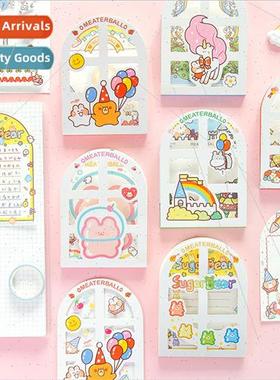 Wonderful House Creative Visible Window Shaped Sticky Notes