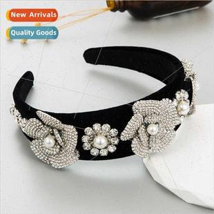 Hair bands new baroque luxury high sense hair accessories se