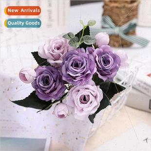 Brazilian mulation rose flower simul Home wedding Decoration
