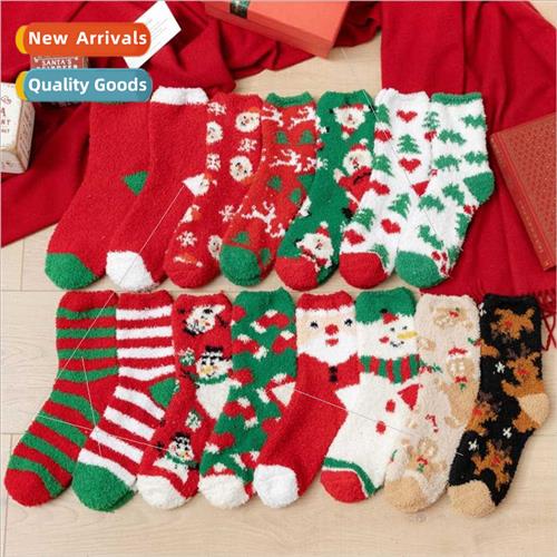 Christmas Socks Mid-Calf Christmas Tree Mid-Calf Socks Santa