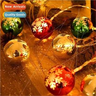 string santa snowman led ambient lights holiday christmas