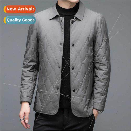 Men mulberry silk cotton clothing men upscale winter middle-