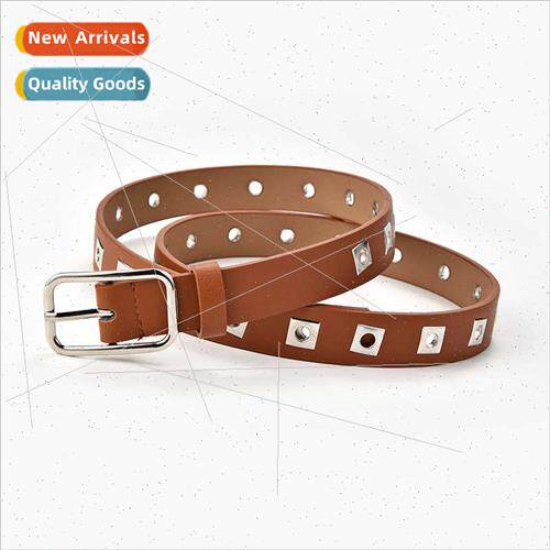 Europe new belt women fashion square air eye hollow decorati
