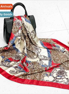 22 new simulation silk scarf women in Europe Uned States win