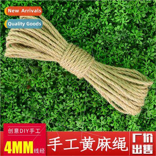 4mm hand-woven DIY thick thin decorative hemp rope binding r