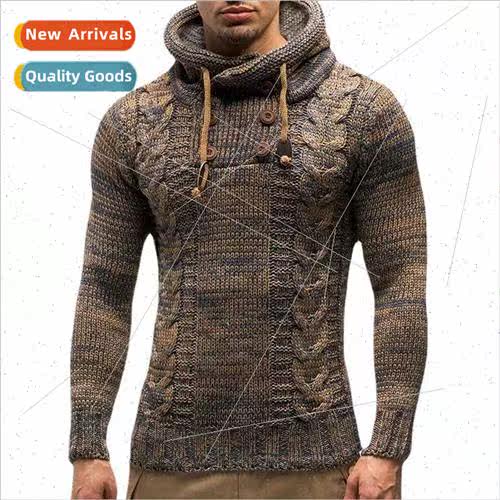 2021 Autumn Winter Youth Round Neck Slim Type Large ze Wool