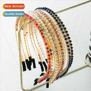 bands alloy rhinestone Europe women hair headband fashio ins