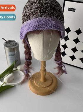 che designer  colorblocking hollow braid fisherman hat Japan