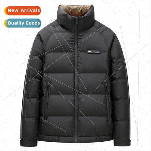 Big name stand-up collar men short down jacket 2023 new wint