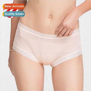 Summer thin mulberry silk boxer briefs women breathable silk