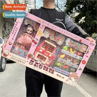Girls 6 inch multi-jointed dolls princess set children play