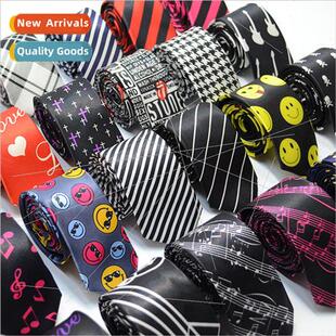 5cm printed casual 适用men tie women arrowhead Ties Korean