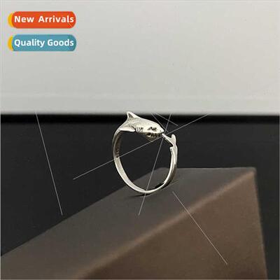 Men Ring Bully Shark mple Open INS  Men che Ring Women