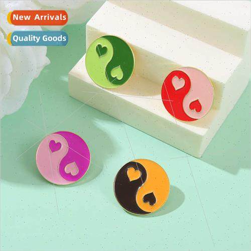 New love series alloy brooch exquise Tai Chi Yin Yang Bagua