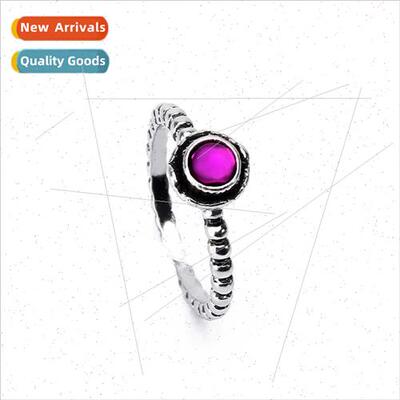 Europe Personalized mple Birthstone Colorful Ring Multi-colo