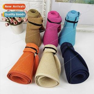 gap hollow straw solid sunscreen color hat Summer top