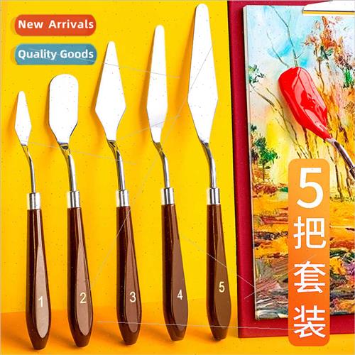 Oil Painting Knife Scraper Set Acrylic Gouache Paint Tools F