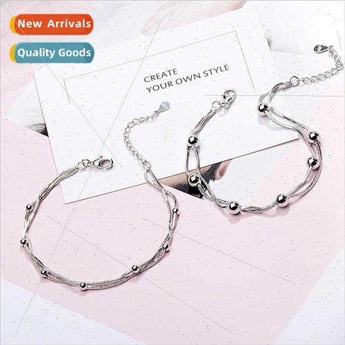 Triple multi-layer double-layer transfer beads bracelet fema