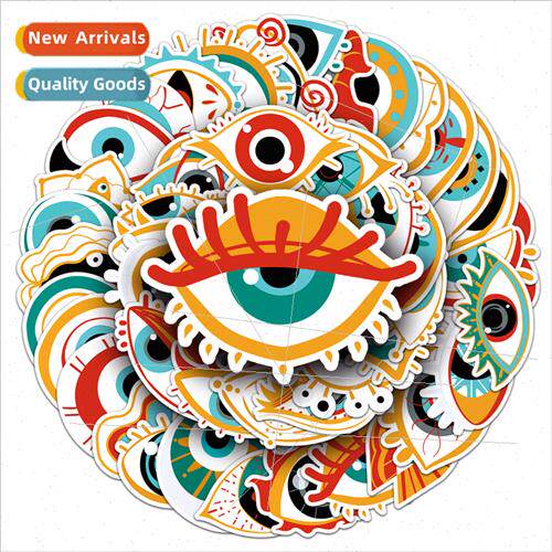 50 grotesque demon eyes horror graffi waterproof decorative