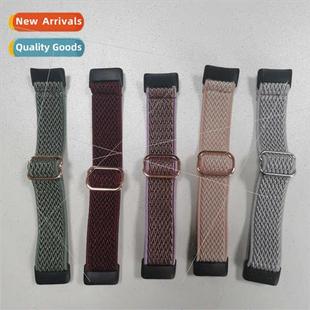 watch blarge buckle 适用charge5 pattern nylon wave elastic