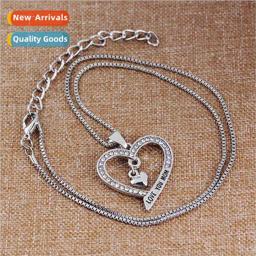in October new Mother Day necklace love you mom Ms. pendant