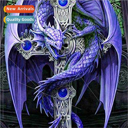 Cross Stch New DIY Dragon Full Stch mple Handmade Thread Cro