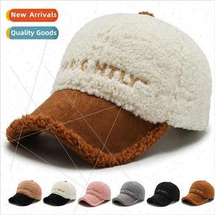 wool velvet tide winter warm Korean lamb female Autumn hat