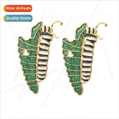 Creative rustic insect moth earrings fashion personalized zi