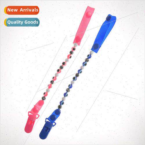 Turkey Blue Eyes Pacifier Chain Baby Teether Pacifier Drop C