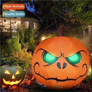 horror green eyes Halloween lamp props pumpkin decoration
