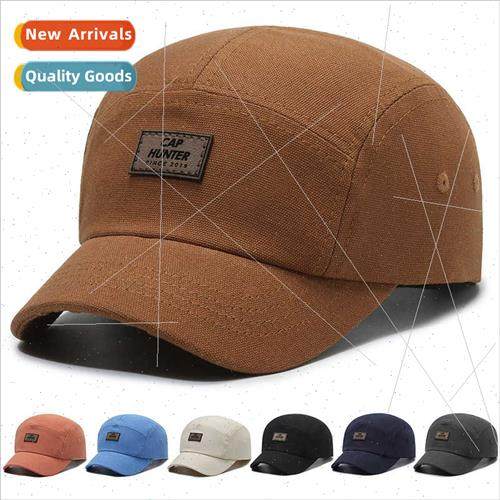 Spring summer new HK retro set tide duck tongue cap in leath