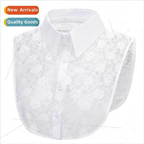 Korea Lace Pointed Fake Collar Career Universal Lace Versati