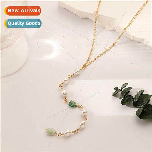 che mple Fashion Premium Feeling Tassel Handmade Chain Pearl