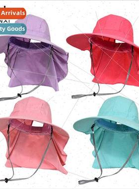 Summer tea plucking sunscreen sunshade quick-drying hat outd