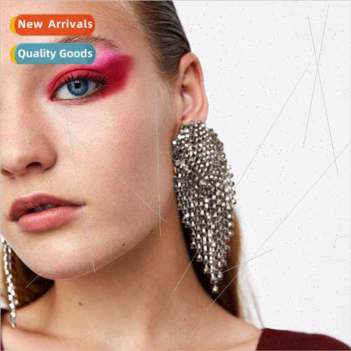 diamond earrings tassel earrings official webse set rhinesto