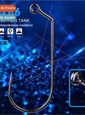 BrFishing Gear JIG Barbed Hooks 100pcs/pack Bulk ngle Leader