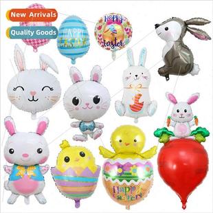 Decoration Egg Film Easter Aluminum Party Shape New Bunny