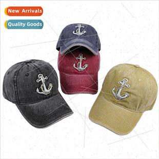 Hat cowboy double washed fabric material baseball cap pirate