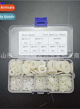 Nylon Gasket 500PCS Boxed Plastic Flat Gasket Whe Flat Gaske