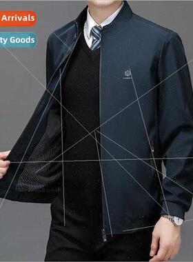 2023 new business middle-aged spring fall casual jacket jack