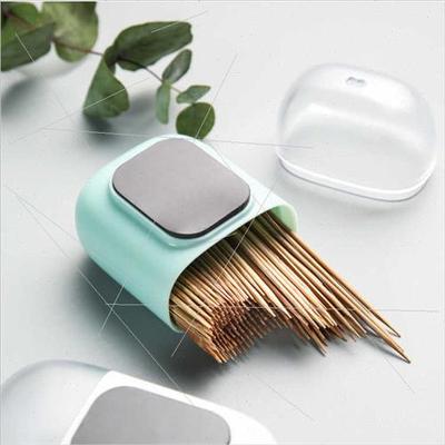 Creative simple magnetic toothpick box home living room toot