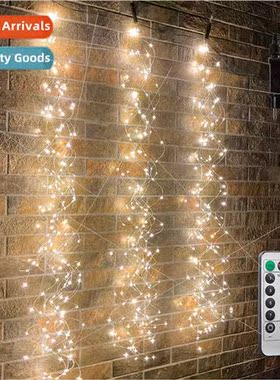 Christmas decoration e rattan pony tail light strings garden