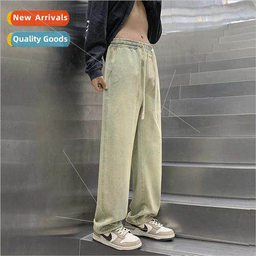 Jeans wide-legged pants fall men tide fashion handsome casua