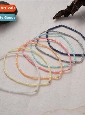 Geometric macaron female INS mixed metal 14K gold clad ladie