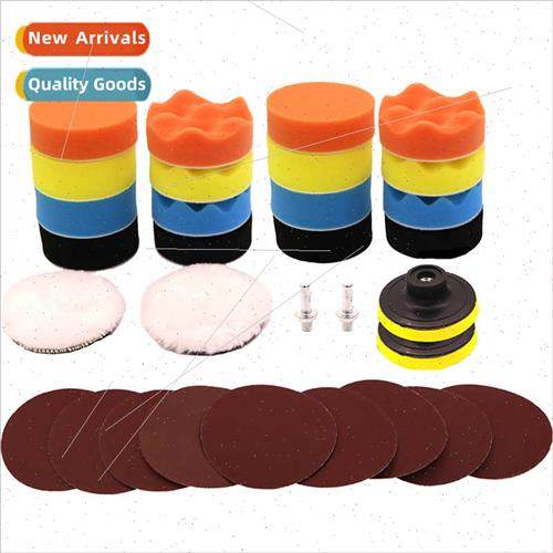 Car beauty polishing wheel sponge wheel 22pcs set sponge dis